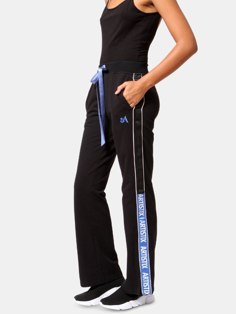 Artistix Womens Logo Stripe Track Pants